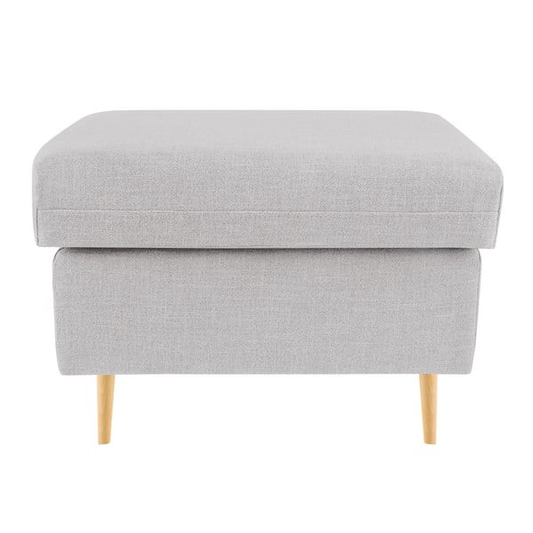 Světle šedá podnožka Mazzini Sofas Iris-image-1