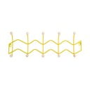 Жълта метална стенна закачалка 61 cm Zig Zag – PT LIVING