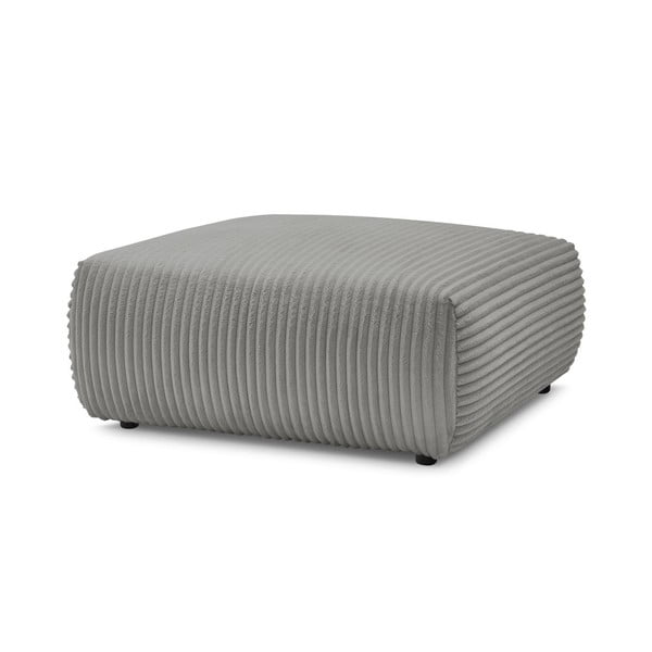 Тъмносива табуретка  от рипсено кадифе Lucien – Bobochic Paris-image-3