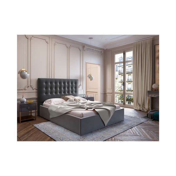 Тъмно сива табла с кадифено покритие Дивани Windsor & Co Athena, 180 x 120 cm - Cosmopolitan Design-image-3