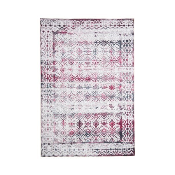 Koberec odolný proti skvrnám Webtappeti Kilim Ivory Cherry, 120 x 180 cm-image-1