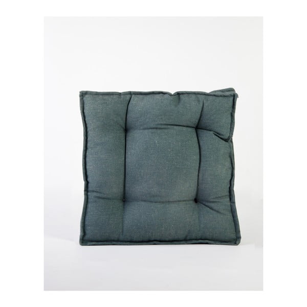 Зелена възглавница с ленено платно Квадрат, 37 x 37 cm - Surdic