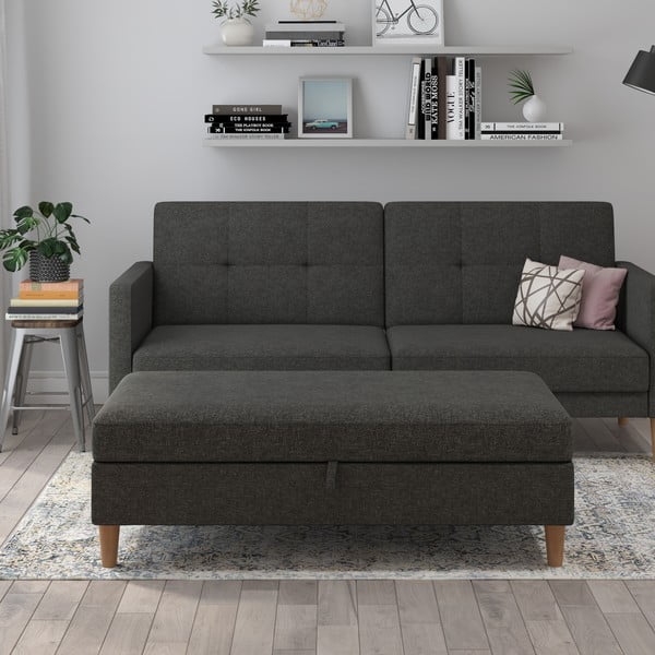 Тъмносива табуретка Lilly – Støraa-image-3