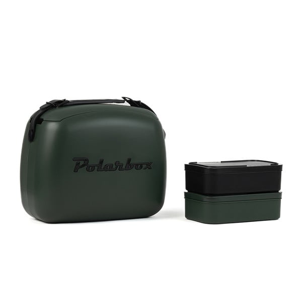 Тъмнозелена хладилна чанта 6 l Classic Black – Polarbox