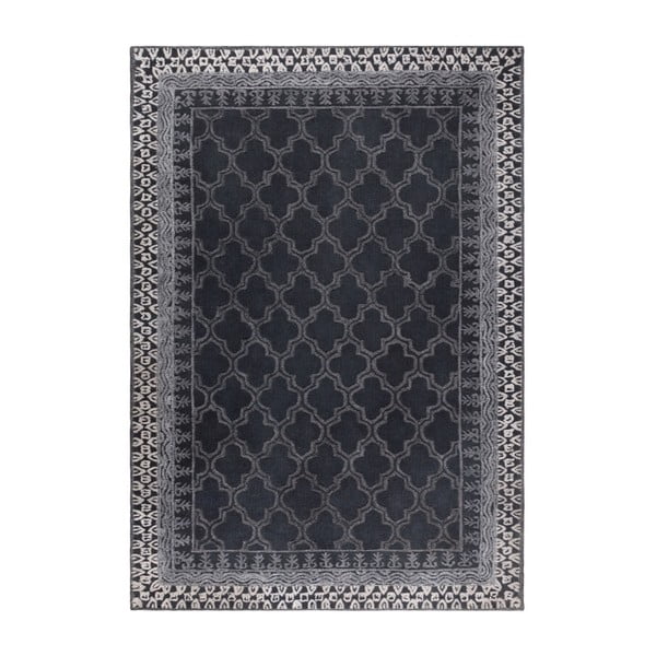 Šedý ručně vyráběný koberec Dutchbone Kasba, 170 x 240 cm