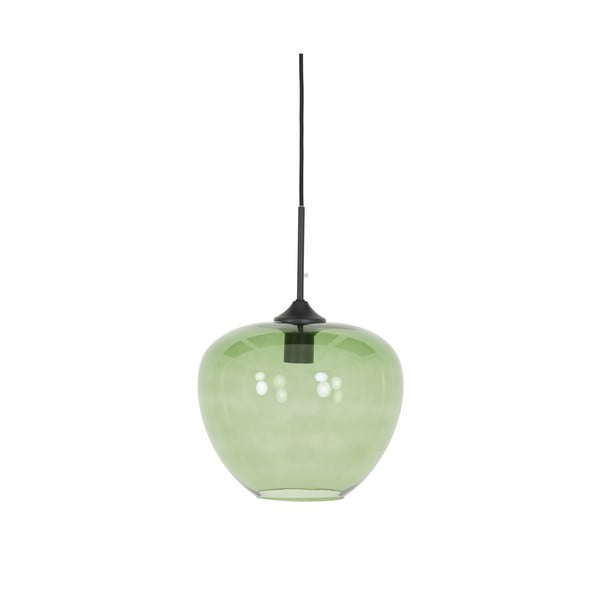 Зелена лампа за таван със стъклен абажур ø 30 cm Mayson - Light & Living