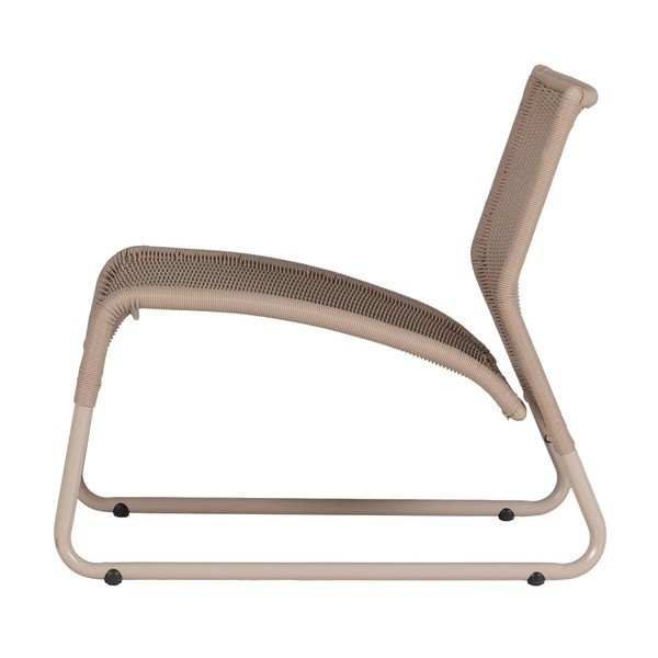 Бежов градински стол от изкуствен ратан West – WOOOD-image-3