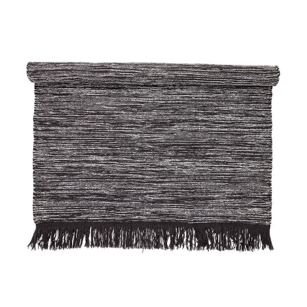 Тъмно сив вълнен килим Руст, 140 x 200 cm - Bloomingville-image-1