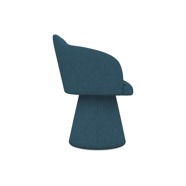 Син тапициран трапезен стол Kanoa – Makamii-image-2