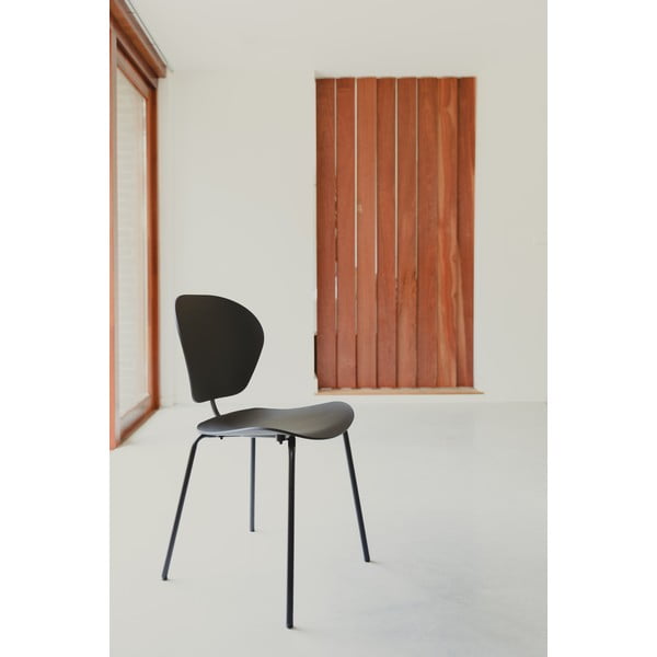 Черен трапезен стол The Ocean – Zuiver-image-4