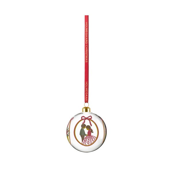 Стъклена  коледна топка ø 8 cm Annual Christmas Bauble 2025 – Holmegaard-image-3