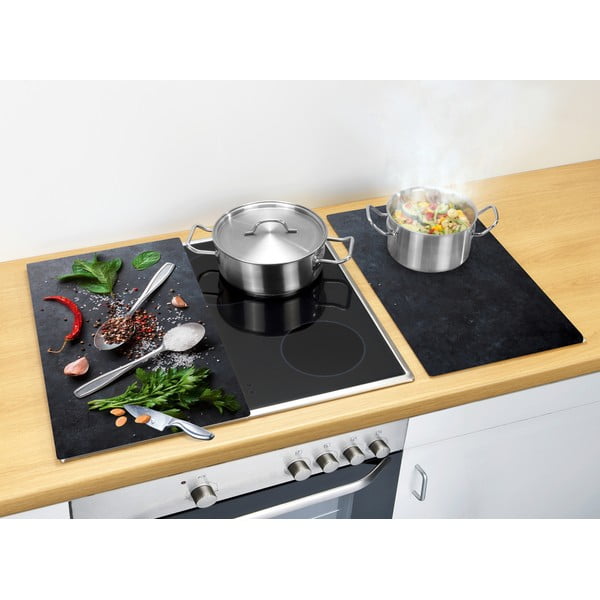 Капаци за печки от закалено стъкло в комплект от 2 броя 52x30 cm Basil - Allstar-image-1