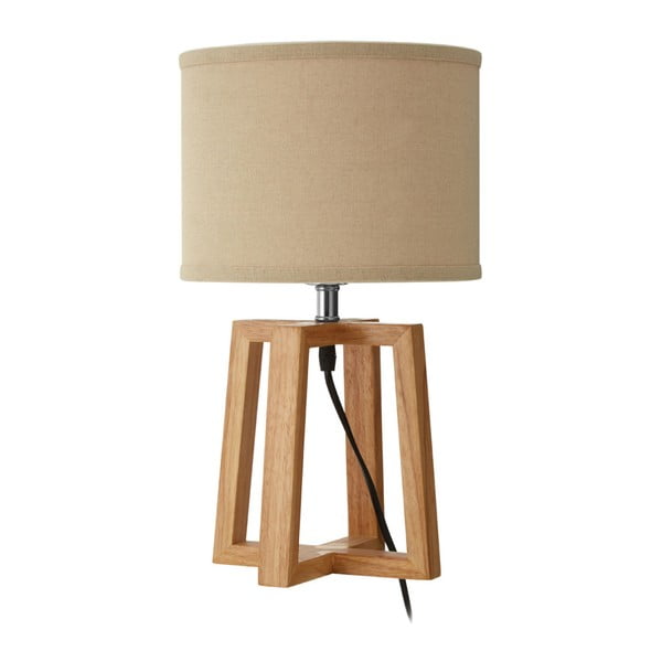 Настолна лампа с основа от каучуково дърво Lea - Premier Housewares
