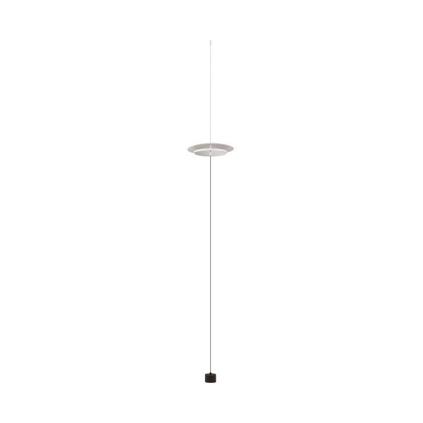 Алуминиева LED затъмняваща се подова лампа в матово бял цвят (височина 370 cm) Olos – Nova Luce