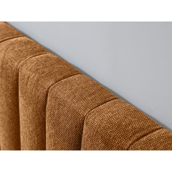 Двойно легло с решетка 160x200 cm в меден/естествен цвят Oceane - Bobochic Paris-image-4