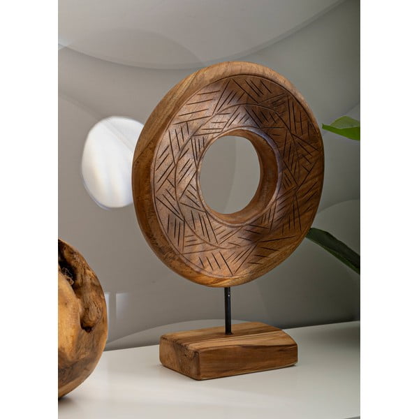 Дървена статуя (височина 38 cm) Dorat – Mauro Ferretti-image-1