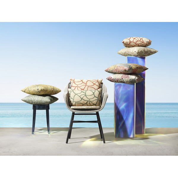 Бежово-оранжева външна възглавница , 50 x 50 cm Pearl - Hartman-image-1