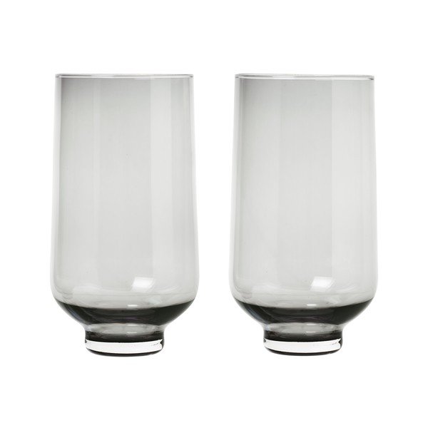 Комплект от 2 черни чаши Flow, 400 ml - Blomus-image-2
