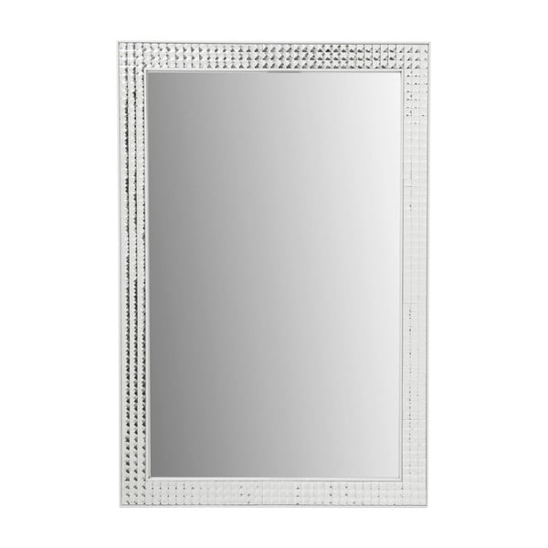 Nástěnné zrcadlo Kare Design Crystals White, 80 x 60 cm