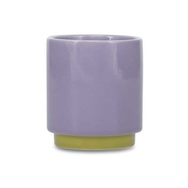 Зелена/лилава глинена чаша 270 ml Duo – ONA