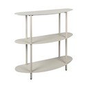 Сив метален стелаж 90x82x28 cm Riqueza – Leitmotiv