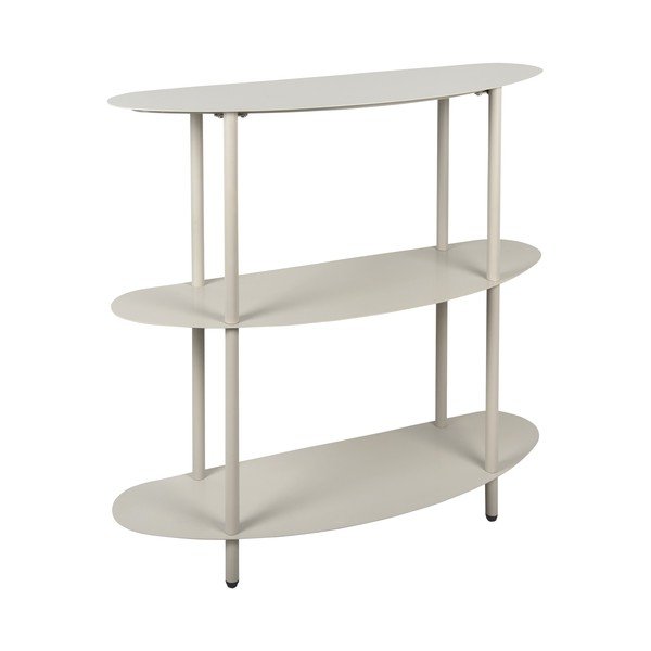 Сив метален стелаж 90x82x28 cm Riqueza – Leitmotiv