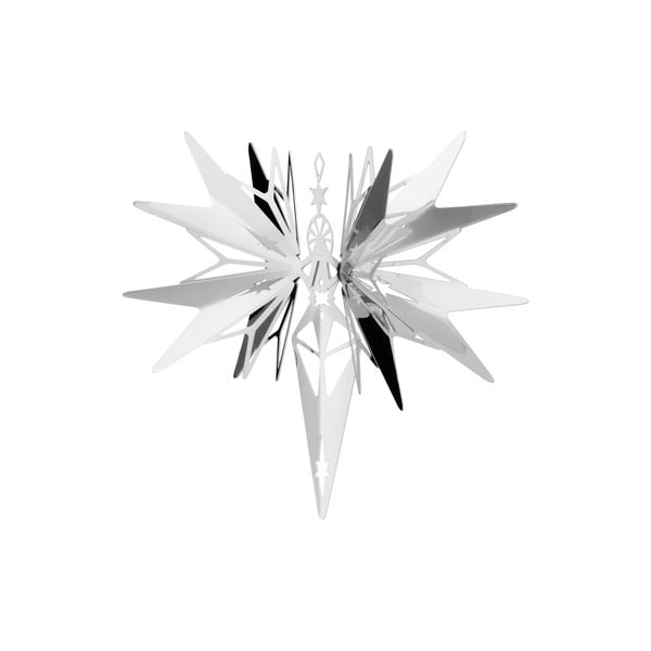 Висяща коледна украса в сребристо Christmas Angel - Kähler Design-image-2