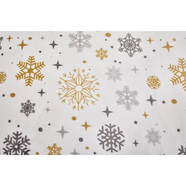 Кремаво спално бельо за единично легло от микроплюш 140x200 cm Magic - My House-image-4