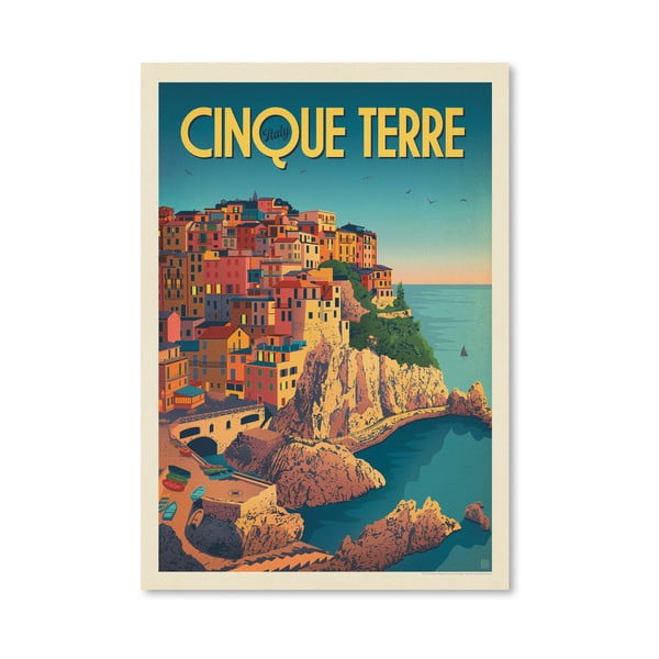 Плакат Cinque Terre, 42 x 30 cm - Americanflat