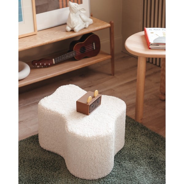 Кремав детски пуф от букле Cloud – Wigiwama-image-3