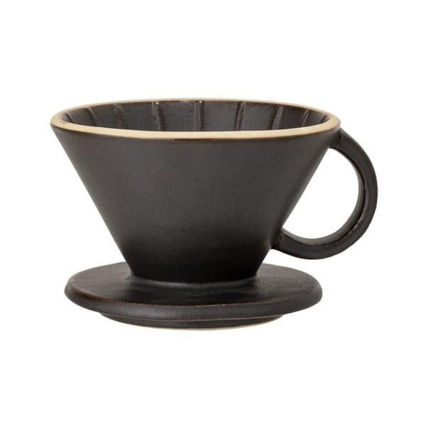 Черна керамична чаша за филтърно кафе Leah, ø 11 cm - Bloomingville