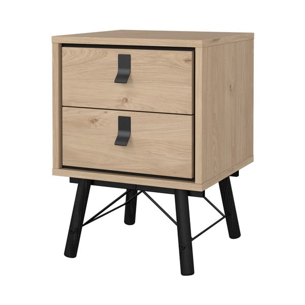 Нощно шкафче в дъбов декор в естествен цвят Ry - Tvilum-image-3