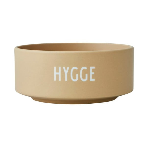 Бежова порцеланова купа , ø 12 cm Hygge - Design Letters