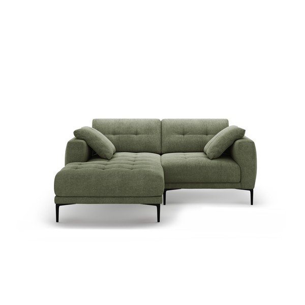 Зелен ъглов диван (ляв ъгъл) Bemy – Micadoni 