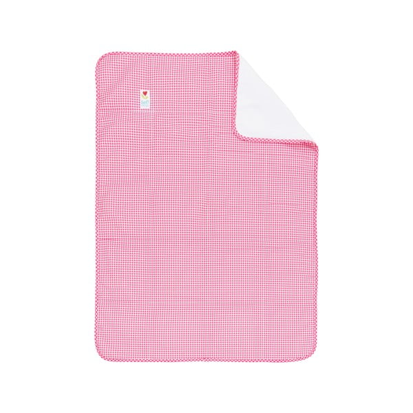 Розово и бяло покривало за детско легло , 100 x 150 cm - Tiseco Home Studio
