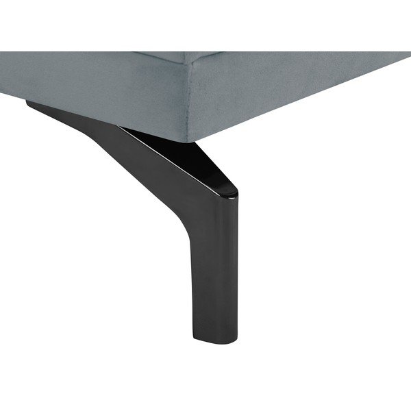 Šedá pohovka s podnožím v černé barvě Windsor & Co Sofas Jupiter-image-4