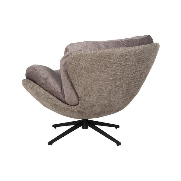 Бежово кадифено кресло Comfo – Ixia-image-3