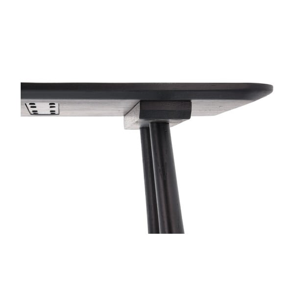 Конзолна маса от черен дъб 100x44,5 cm Bast - Villa Collection-image-4