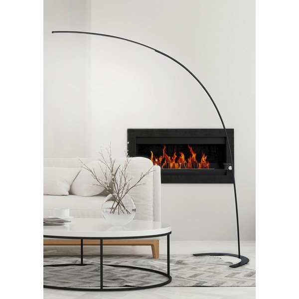 Тъмнокафява LED затъмняваща се подова лампа (височина 210 cm) Shanghai – Trio-image-2