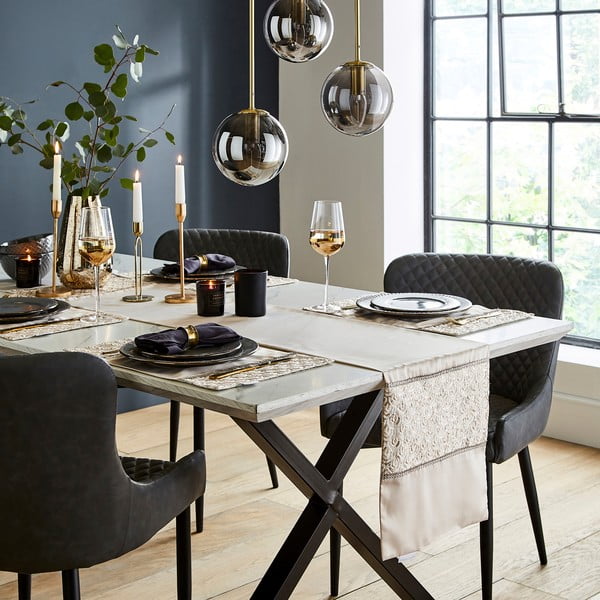 Текстилни подложки за хранене в комплект от 4 бр. 30x46 cm Deco Sequin – Catherine Lansfield-image-3