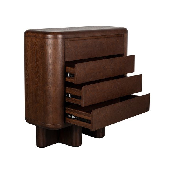 Скрин от декор от ясен в тъмно естествен цвят 100x98x40 cm Herman – Dutchbone-image-4