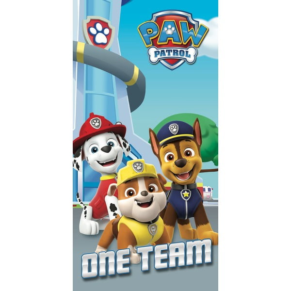 Памучна детска кърпа 70x140 cm Paw Patrol – Jerry Fabrics