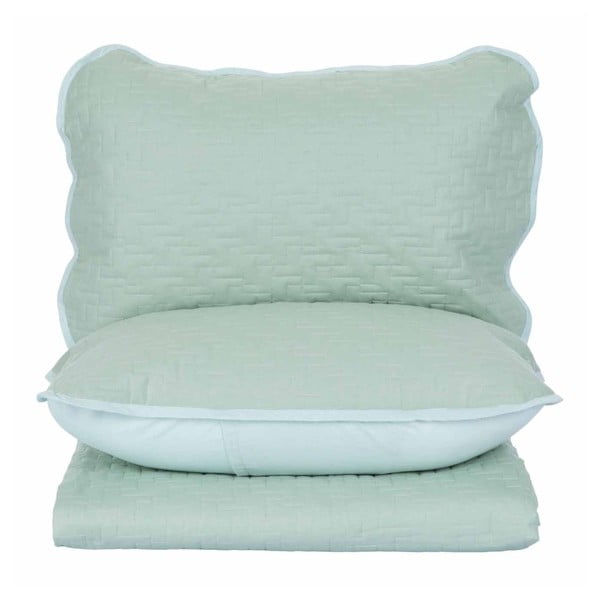 Комплект от 2 калъфки за възглавници и покривка за легло Пъзел, 240 x 260 cm - Bella Maison
