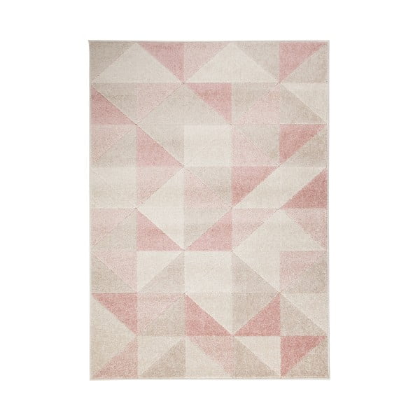 Розов килим , 133 x 185 cm Urban Triangle - Flair Rugs