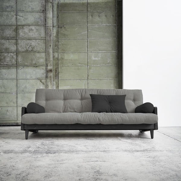 Rozkládací pohovka Karup Indie Black/Granite Grey/Dark Grey-image-1