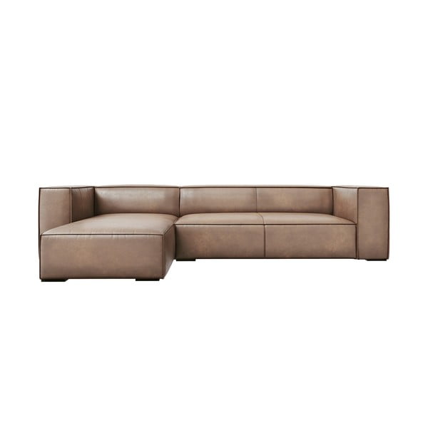 Ъглов диван от светлокафява кожа (ляв ъгъл) Madame - Windsor & Co Sofas