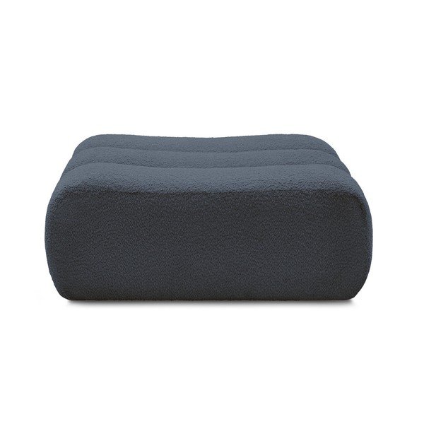 Тъмносиня табуретка  от прежда с примки от букле Azra – Bobochic Paris