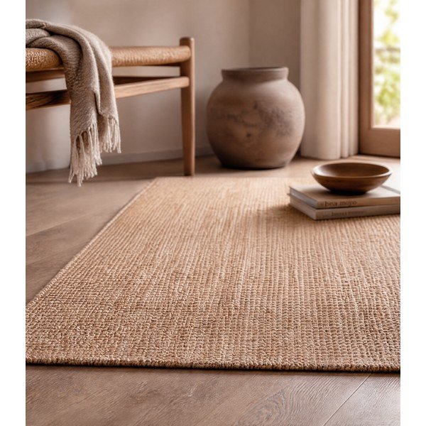 Пътека от юта в естествен цвят 80x200 cm Bouclé - Hanse Home-image-3