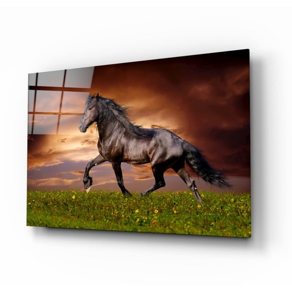 Картина върху стъкло , 110 x 70 cm Nobility of the Horse - Insigne