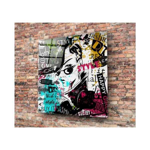 Стъклена картина Punkero, 50 x 50 cm - 3D Art-image-1